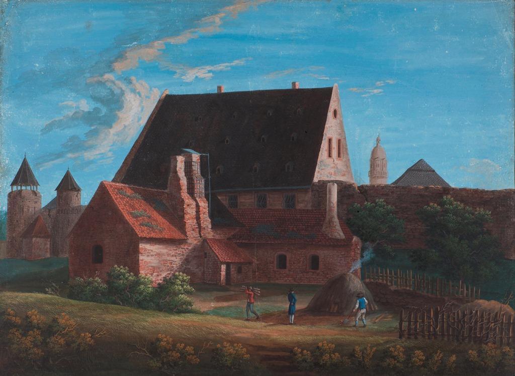 Porzellanfabrik zu Höchst, um 1830, Deckfarbengemälde oder Pastellzeichnung © HMF, Horst Ziegenfusz