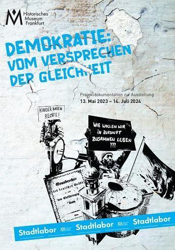 Das Foto zeigt das Cover der Broschüre zum Stadtlabor Demokratie