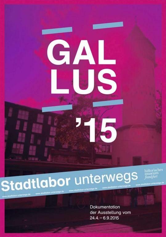 Das Foto zeigt das Cover der Broschüre zum Stadtlabor Gallus 2015