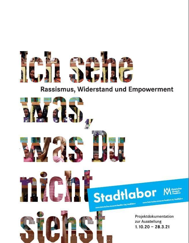 Das Foto zeigt das Cover der Broschüre zum Stadtlabor Rassismus, Widerstand und Empowerment