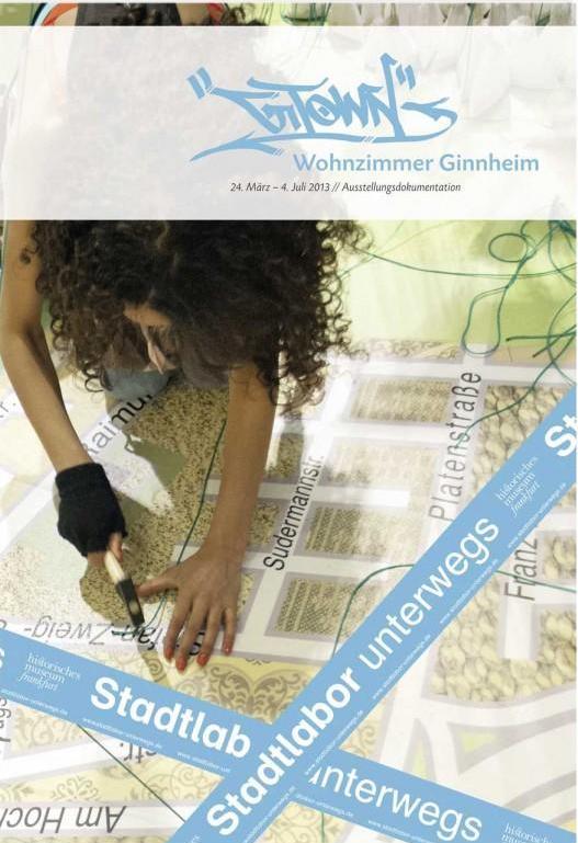 Das Foto zeigt das Cover der Broschüre zum Stadtlabor Wohnzimmer Ginnheim